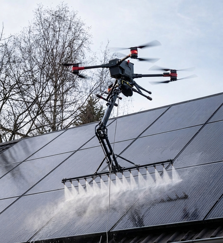 Nettoyage panneaux solaires